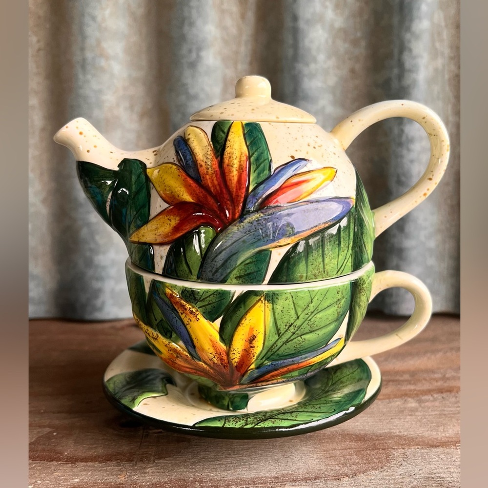 Island plantations birds of paradise tea for one